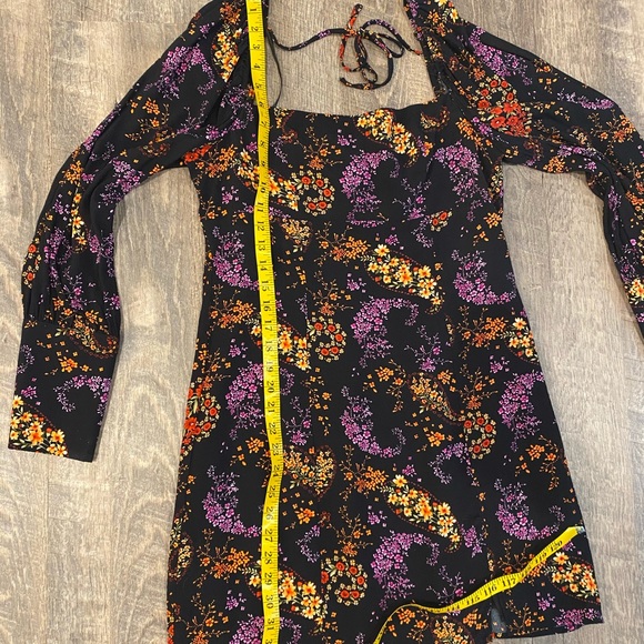 Never worn dress with vibrant, rich fall colors! - Picture 7 of 7